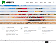 Tablet Screenshot of marchettimacc.it